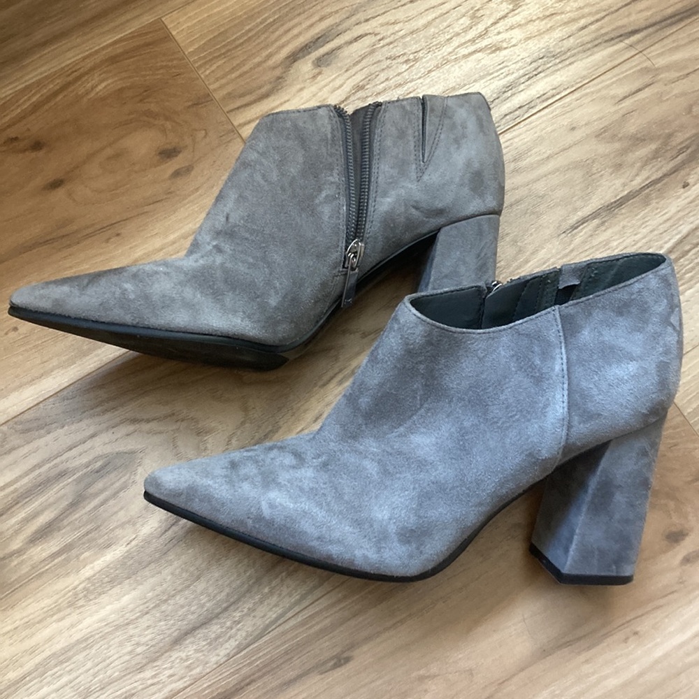 marc fisher grey booties
